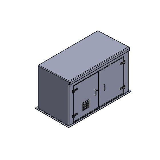 GRP Enclosure 2501 - 2150 x 1150 x 1330mm High