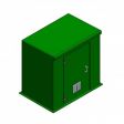 GRP Enclosure 2501 - 2150 x 1150 x 1330mm High