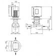 Grundfos TPE 25-50/2-A-O-A-BQQE Variable Speed Single Stage In-Line Pump